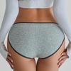CINOON Women's Sexy Vintage Briefs Color Block Sports High-Cut Panties Skin Friendly Breathable Body-Hugging Triangle Underwear