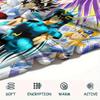 1Pc Saint Seiya Print Flannel Blanket, High quality Comfortable for All Seasons, Home Decor, Warmth and Comfort, Perfect for Christmas Gifts