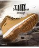 Men's Waterproof Non-Slip High-Top Hiking & Travel Shoes - Versatile, Outdoor, Plus Size, Velvet-Lined.