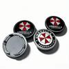 4pcs Umbrella Logo Emblem Car Wheel Center Caps OD 69MM Clips 56MM Wheels Hub Dust Cap Rim Hubcaps Cover Replace Car Accessories