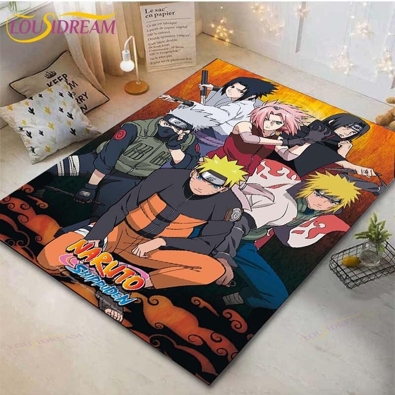 Anime Naruto Carpet Kids Carpets Living Room Tea Table Mats Bedroom Rug Washable Floor Mats Area Mat Horror Rug
