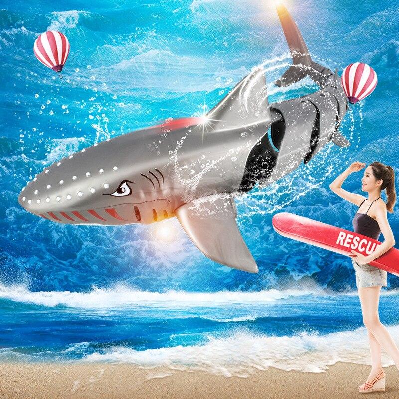 Speed Adjustable Remote Control Shark Toy Charging Hydrodynamic Conductivity Children's Animal Toys