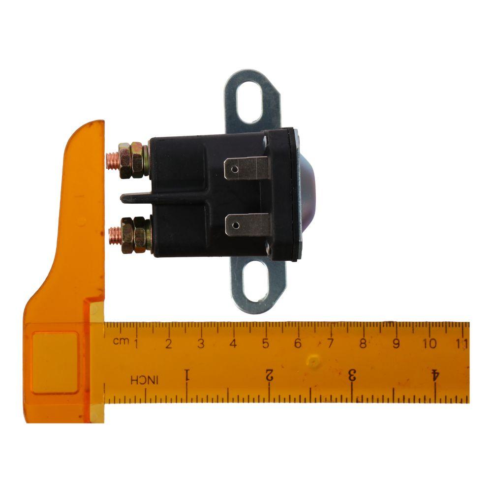 Starter Solenoid, 725-04439 862-1211-211-16 Black Solenoid Replacement Compatible With J-ohn Deere AM133094 Cub Cadet