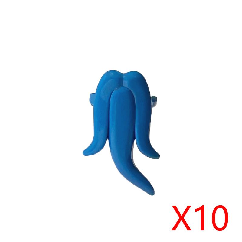 MOC City Building Blocks Figure Body Parts Creative Accessories Girl Hair Police Hat Scarf Beard Backpack MOC Bricks Toys T02