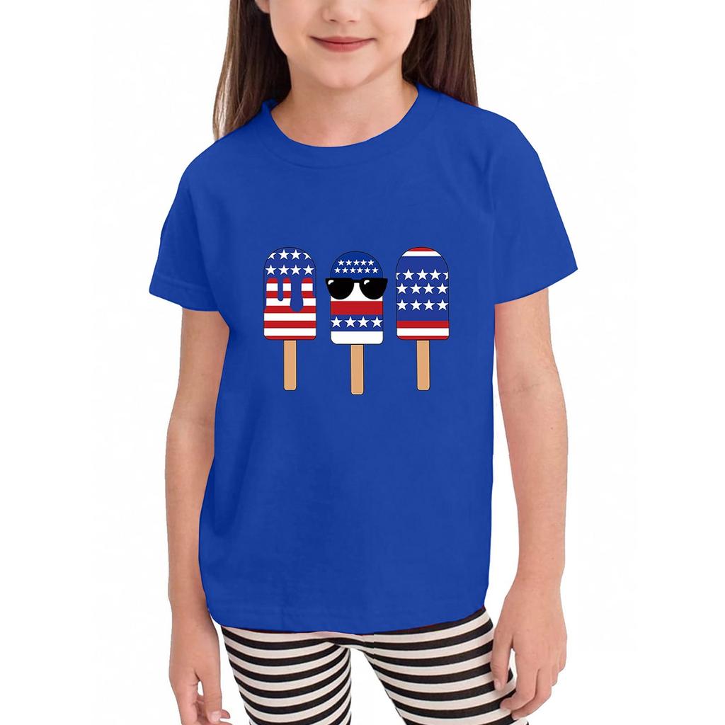 Toddler Girl Boy T-Shirts Kids Top Boys And Girls Printed Short Sleeved T-shirt