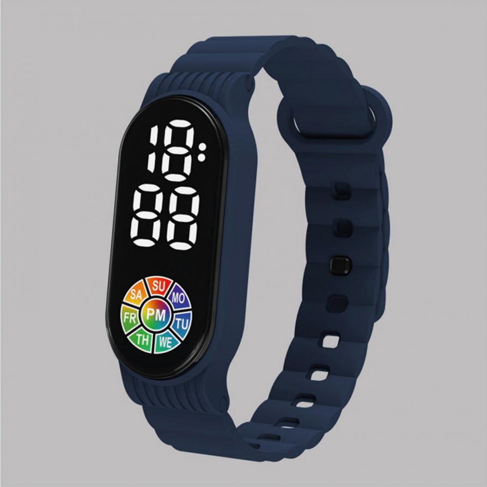 Wrist Watch Touch Control Digital Display Waterproof Multi-function Kids Electronic Watch