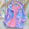 Spring Autumn Children's Waterproof Hooded Girls Fleece Lined Zip Jackets School Kids Outfit Top Coats Children Outerwear