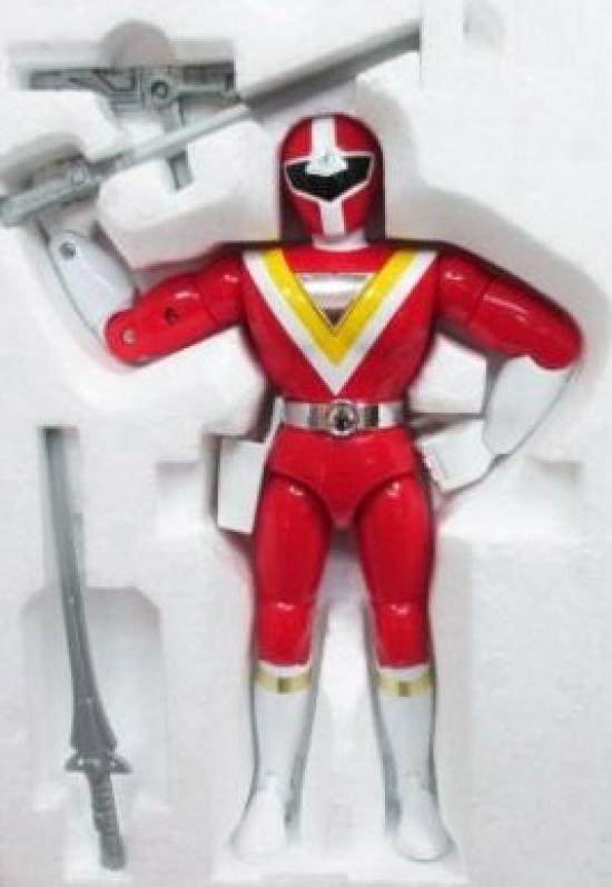 Chikyu Sentai Fiveman Super Fighting Pose Five Red