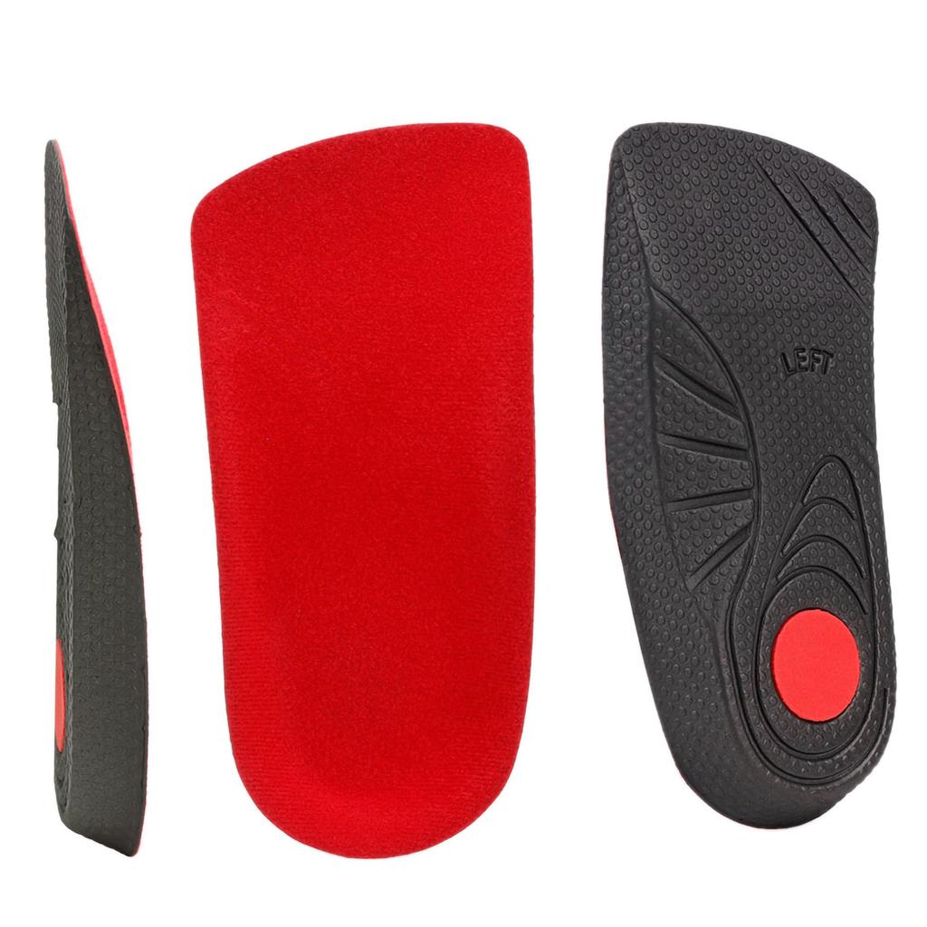 Weiche Bequeme Atmungsaktive Fußgewölbe-Einlegesohlen Schuheinlegesohle Sneaker-Einsatz Kissen (L)