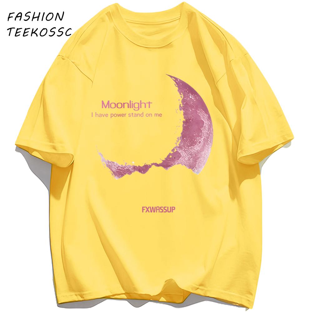 Moonlight I Have Powe Stand On Me Man TShirts Cotton Basics T Shirt Hip Hop Summer Unisex Clothing Loose AllMatch Streetwear