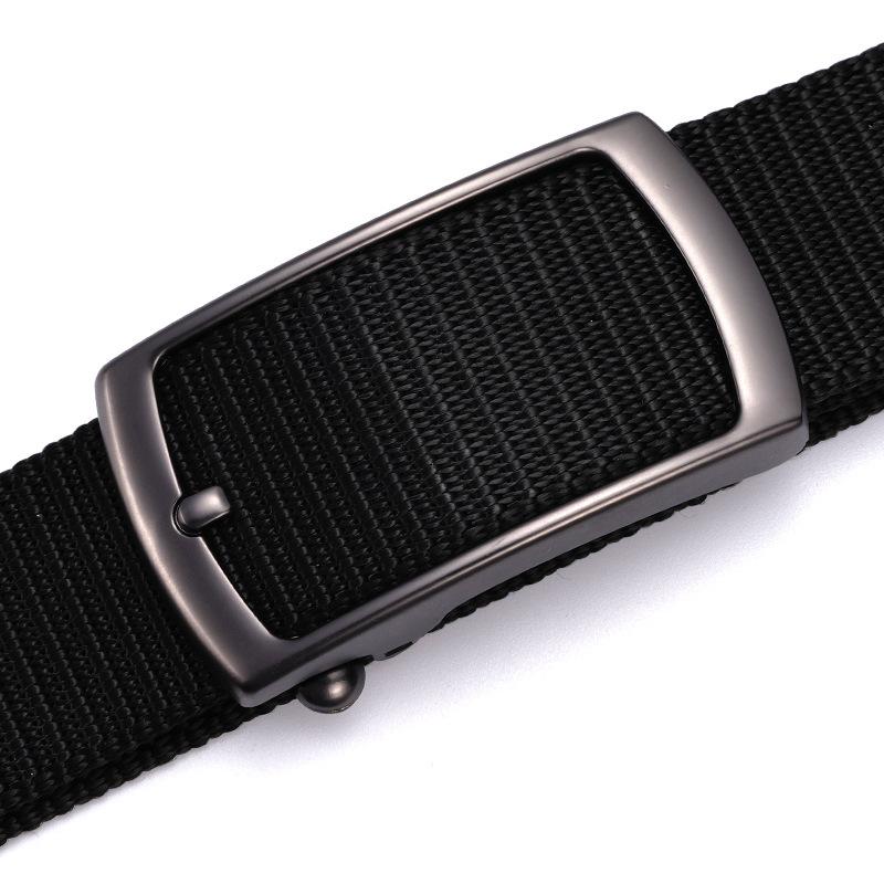 Belt Men'S Korean Version Trend Automatic Buckle Nylon Woven Belt Outdoor Tactical Pants Belt Men'S Belt