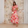 Elegantes Blumenkleid