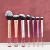 7 Transparent Rod Makeup Brush Cover Brush, Eyeshadow Brush Loose Powder Brush