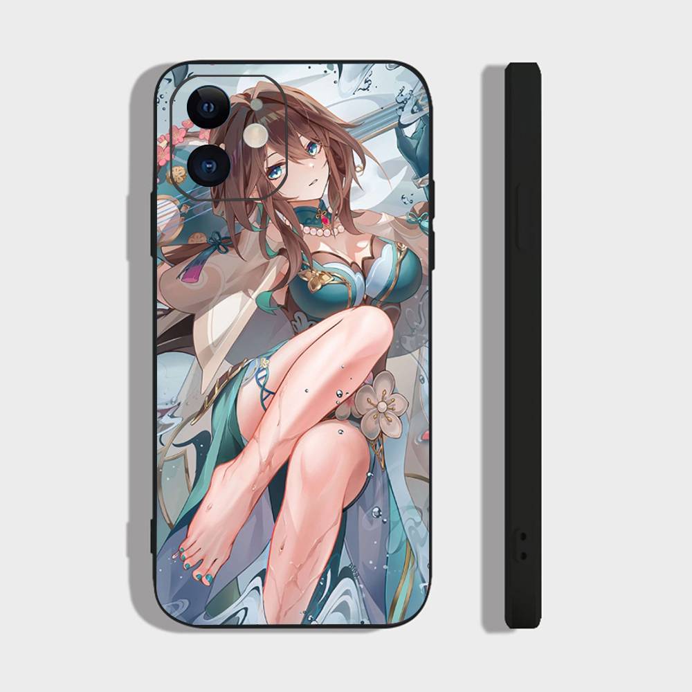 

Ruan Mei Animated Game Honkai Star Rail Phone Case For IPhone 17 Air 16 15 14 13 Pro Max 11 12 Black Silicone Cover IPHONE 11