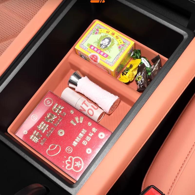 Armrest Box Storage Box For Changan Deepal S05 2025 2024 Car Central Armrest silicone Storage Box Content Center Console