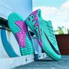 Youth Adult Soccer Cleats TF Turf Shoes Grass Artificial Field Training Competition Low Cut Synthetic Leather