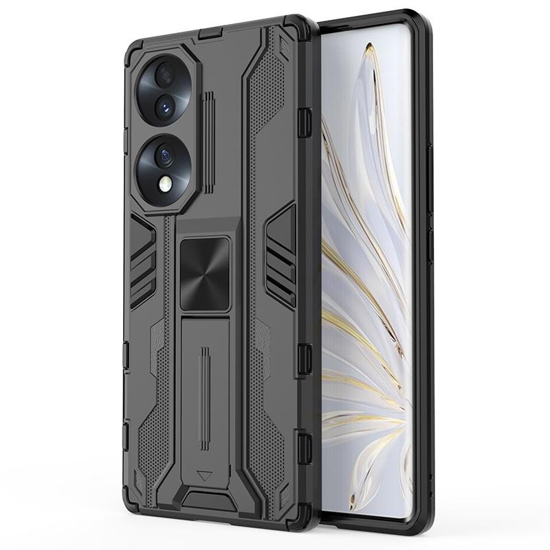 Funda For Honor 70 5G Case Car Magnetic Stand Holder Armor Shockproof Coque For Xonor Honer Honar 70 Honor70 Hard PC Back Cover