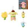 Adorable Kuromi My Melody Plush Keyring Pendant Xmas Gift
