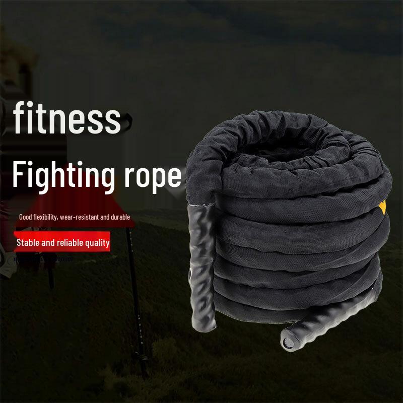 

ZhiXinYunCai Fitness Battle Ropes Black