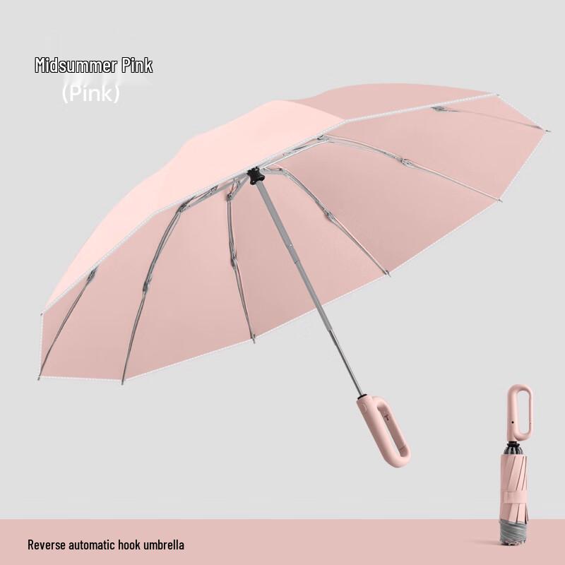 MAYDU Automatic 10-Rib Reverse Folding Umbrella