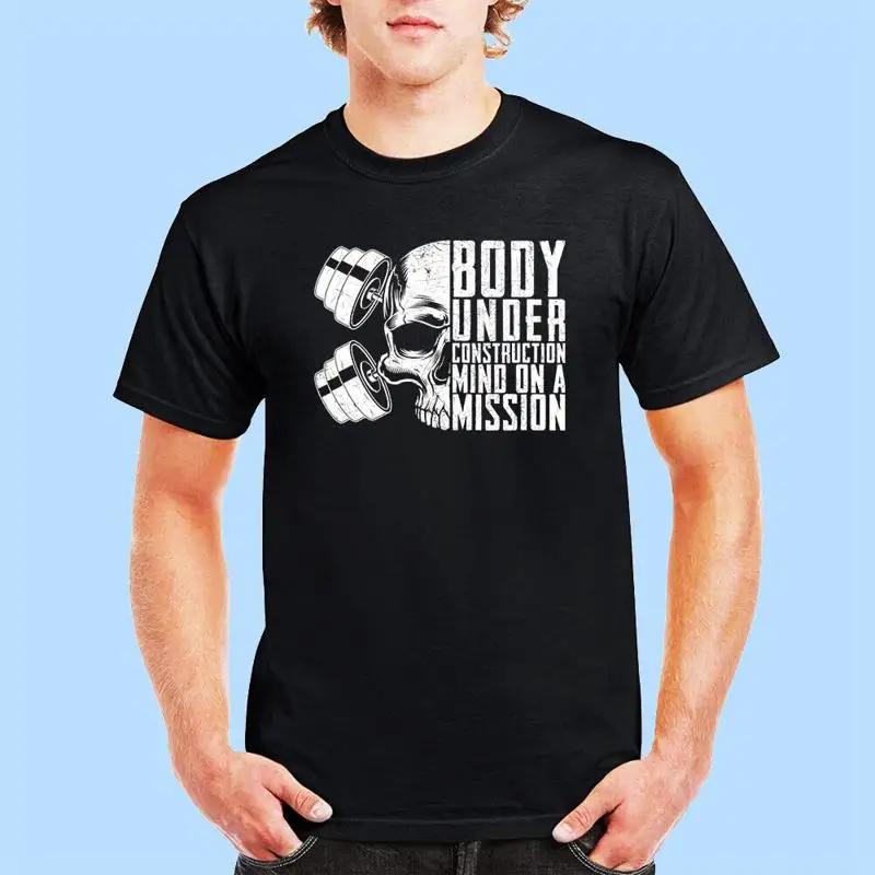 Nwt Body Under Construction Mind On A Mission Gym T Shirt Size S To 5xl