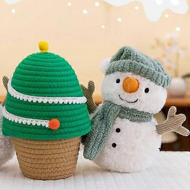 Snowman Plush Toy Christmas Series Cute Cartoon Doll Gift