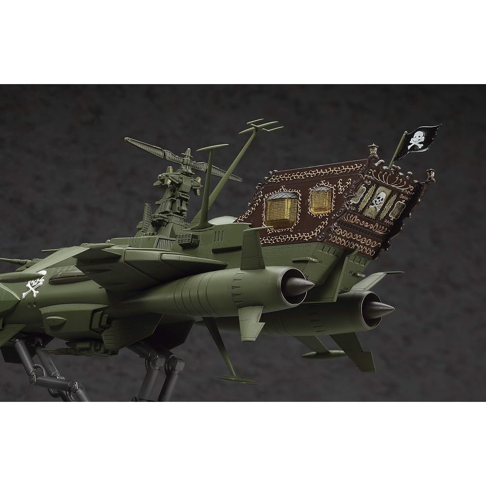 Hasegawa Creator Works Series Movie Version 999 Space Pirate Battleship Arcadia 1/1500 Scale Plas...