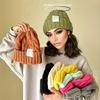Women's Stretchy Beanie Hat Winter Skull Cap Soft Casual Headwear, Versatile Fashion, Comfortable Warm Hat