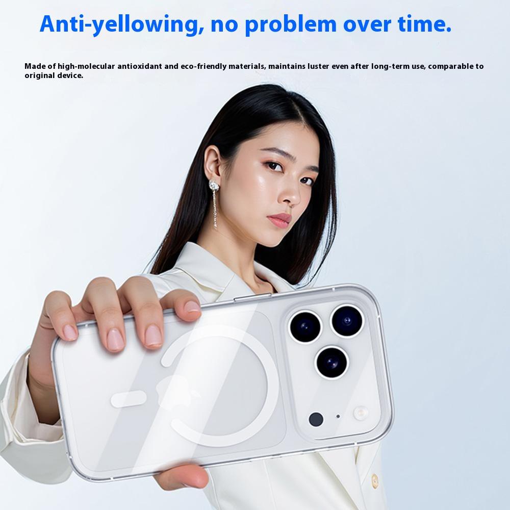 BENKS For iPhone 17 Pro Magnetic Case TPU PC Clear Phone Cover Compatible with MagSafe