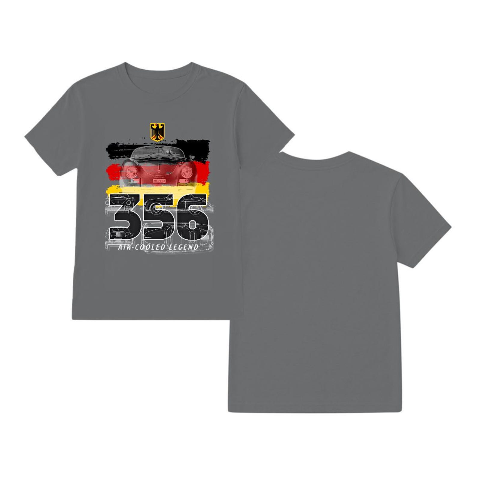 356 Air-Cooled Legend T-Shirt – Vintage German Sports Car Tee 4XL
