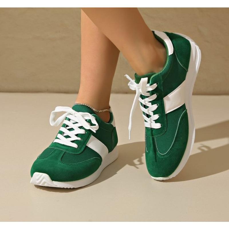 Brand Ladies Shoes Front Lace-up Women's Vulcanize Shoes Fashion Color Matching High Quality Plus Size Ladies Casual Shoes