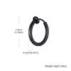 Classic Stainless Steel Rivet Clip Earring for Men Women,Anti Allergy Non-pierced Huggies Earrings,Rock Punk Jewelry Gift
