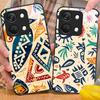 Tropical Rain Forest For OnePlus Nord 3 5 6T 7 Pro 8 12 10T Reno8 Lite 5G 10R Nord N30 Shell Tempered Glass Phone Case Black
