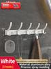 No Drill of Door Hooks, Space Aluminum, Non Perforated Bathroom Hooks, Bedroom Storage, Clothes Hanger Hooks, Wall Clothes Hook