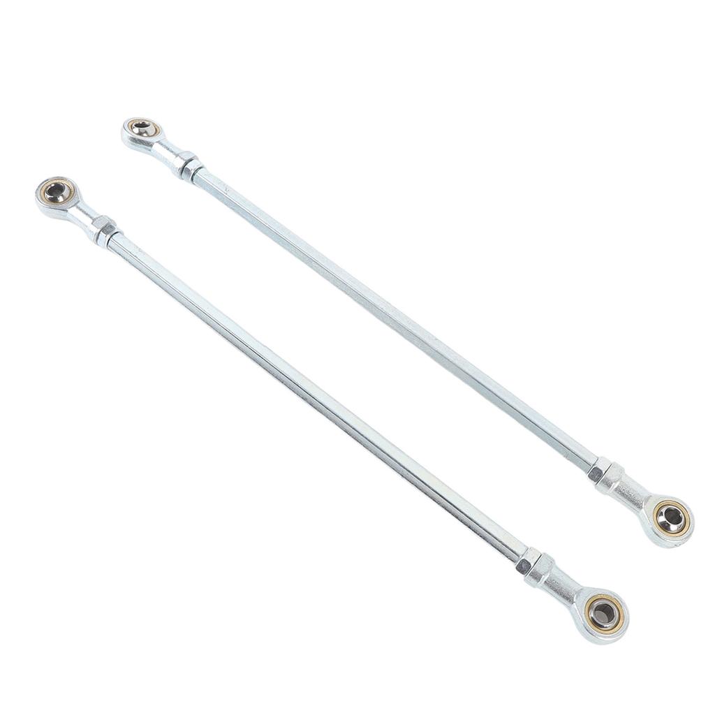 Adjustable Steering Tie Rod Kit with End High Hardness Steel Alloy For Racing Go Kart Fun Cart ATV Quad