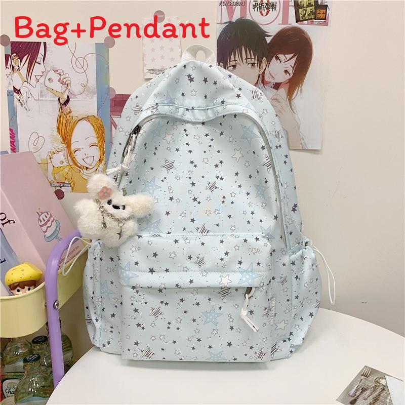 Youthful Candy Color Backpack For School With Oxford Fabric And Laptop Storage