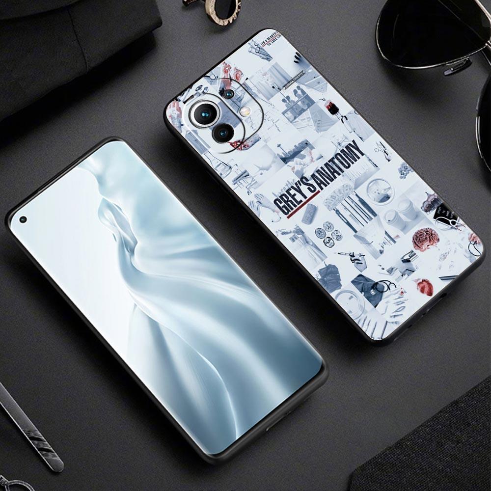 Greys Anatomy Phone Case Cover for Xiaomi Mi 17 15 14 13 12 11 Ultra 15T 14T 13T 12T 11T Pro Lite 5G Soft TPU Shell Fundas Capas