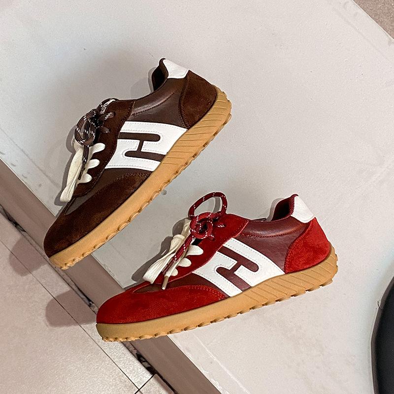 American retro German training shoes women's 2025 summer new color matching Forrest Gump shoes women's platform versatile casual sports shoes women