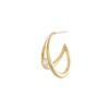 Gold Beam Earrings