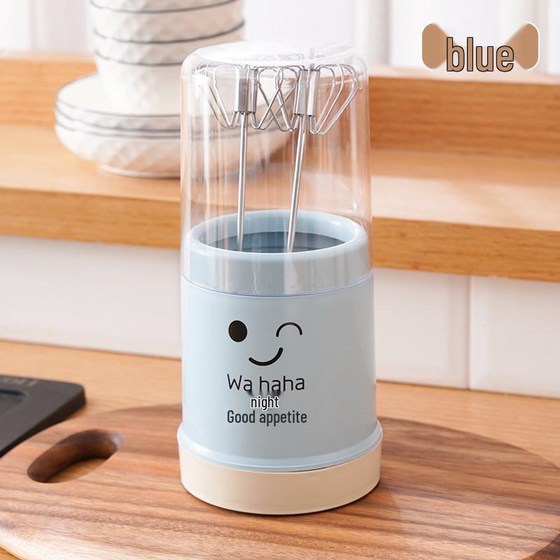 Wall-Mounted Chopstick and Cutlery Holder: Punch-Free Kitchen Organizer