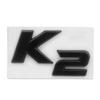 VSRA4 3D Metal Chrome Black K2 K3 K4 K5 KX7 Letters Logo Rear Boot Trunk Emblem Badge Sticker for Kia Car Styling Accessories