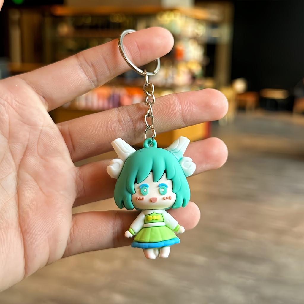 King Of Glory Doll Pendant Keychain Luban Li Bai Soft Plastic Doll Male And Female Couple Keychain Gift