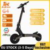 Nueva Versión Patinete Eléctrico KuKirin G4, Motor de 2000W, Batería de 60V 20Ah, Neumático de 11 pulgadas, Velocidad Máxima de 70 km/h, Autonomía de 75 km, Frenos de Disco