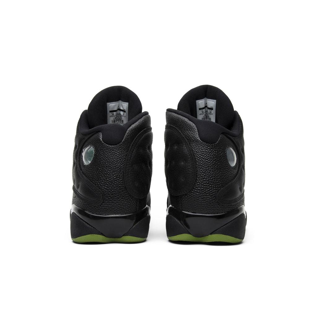 Air Jordan 13 Retro 'Altitude' 2017 (Unisexo) Zapatillas de Baloncesto Vintage Negras / Verde Altitude 414571 042