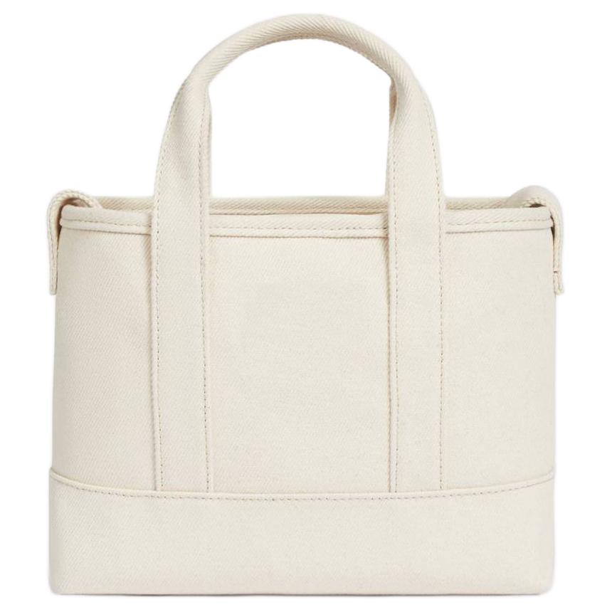 Kenzo Utility Logo Cotton Tote Bag Women tote bags Beige FE68SA910F3603