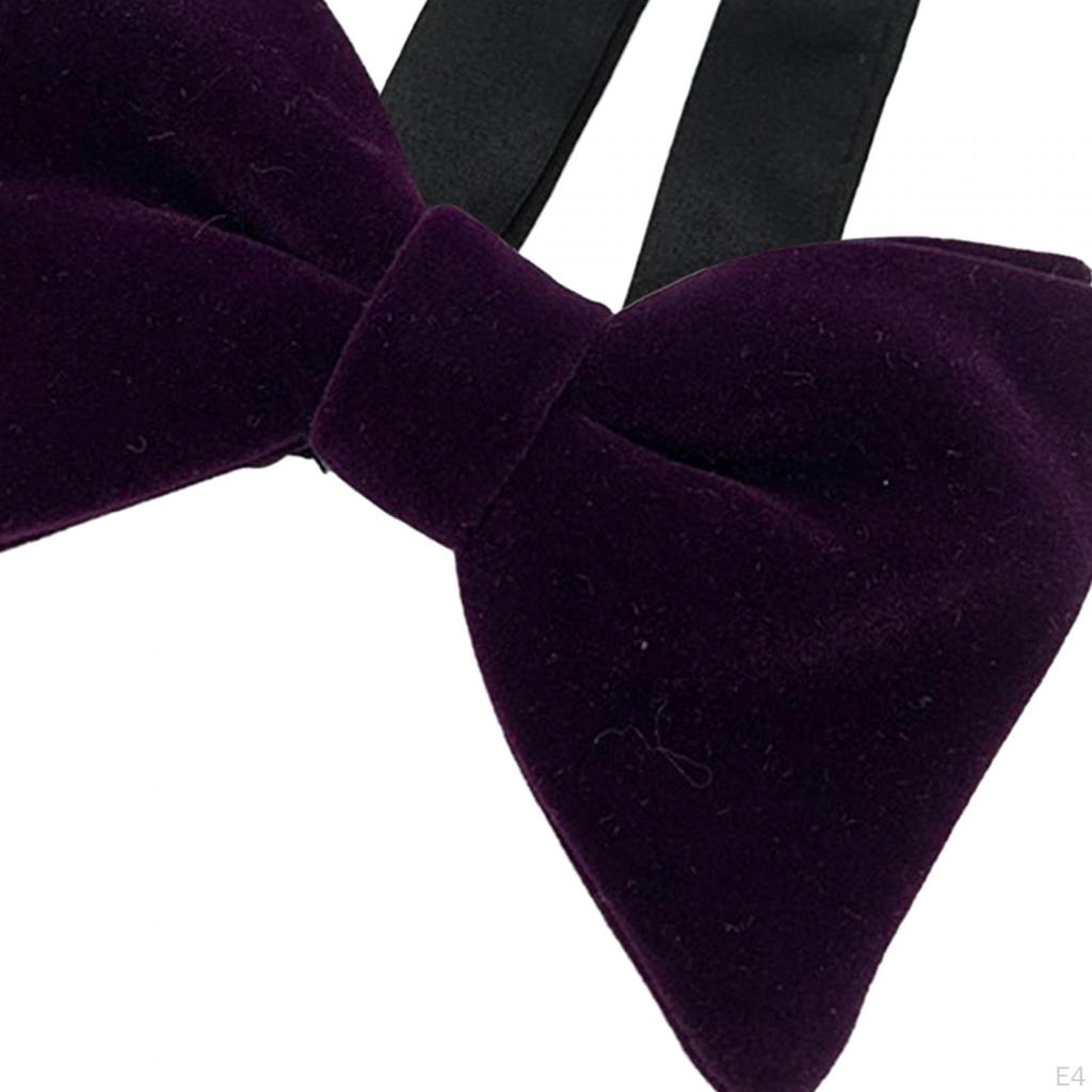 Elegant Velvet Bow Tie for Men - Sophisticated Neckwear Special Occasions
