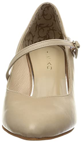 HIMIKO/Himiko/Riemchen-Pumps mit spitzer Zehenpartie/631111 Beige 230