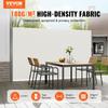 Retractable Side Awning, 71''x 138'' Outdoor Privacy Screen, 180g Polyester Water-proof Retractable Patio Screen, UV 30+ Room Divider Wind Screen for