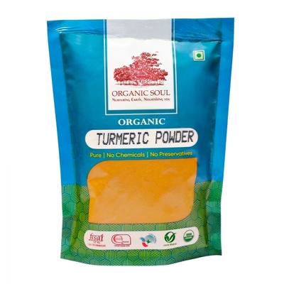 Organik Öğütülmüş Zerdeçal (100 gram), Organik Zerdeçal Tozu, Organik Soul