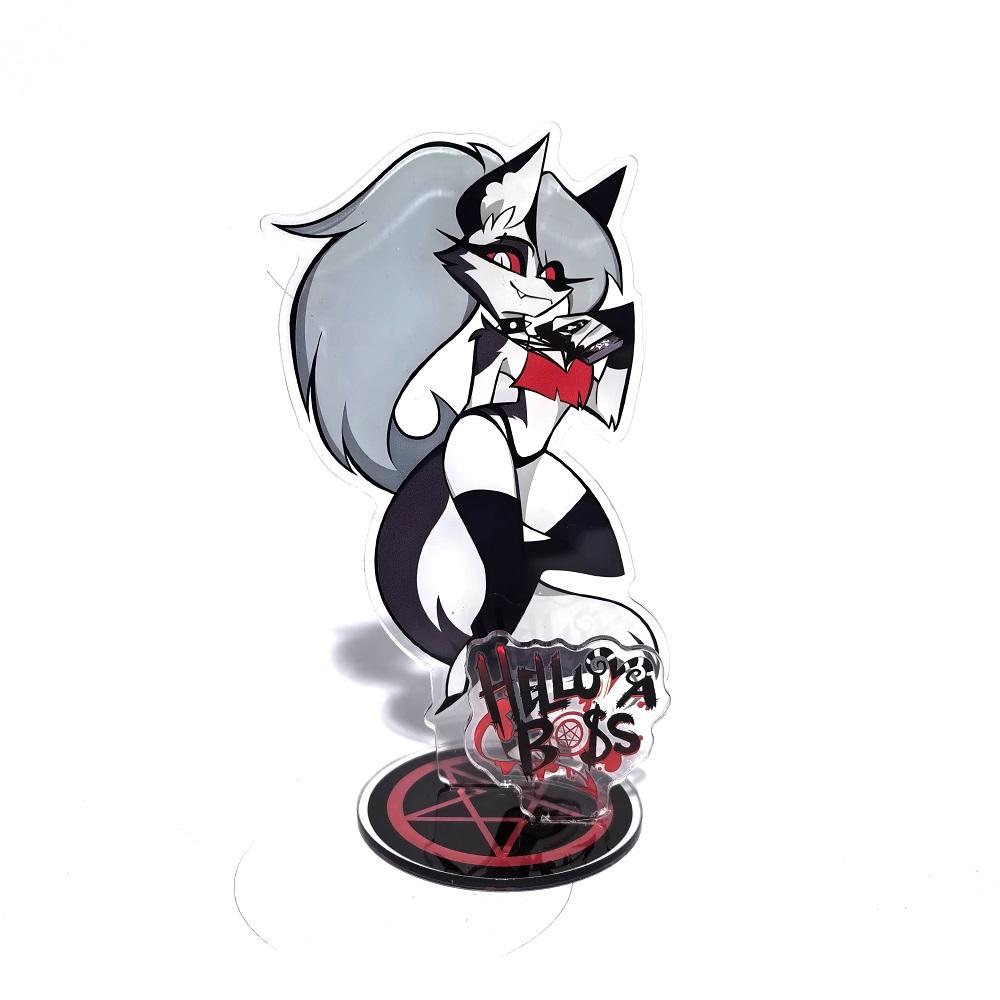 Anime Figure Acrylic Stand Model Plate Alastor Fizzarolli Angel Desk Decor Standing Sign Game Fans Gift Ornaments Stand Model